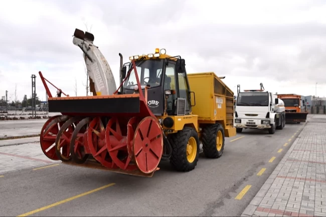 Konya Selçuklu'da kış hazırlığı tamamlandı