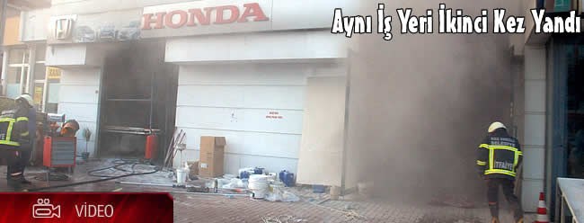 Aynı işyerinde 2. yangın!..