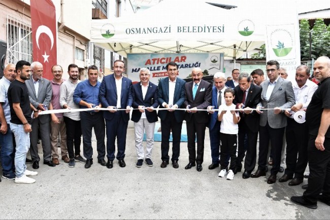 Bursa Osmangazi'de Atıcılar'a yeni muhtarlık binası