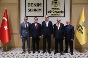 Başkan Altay uluslararası heyetleri ağırlıyor